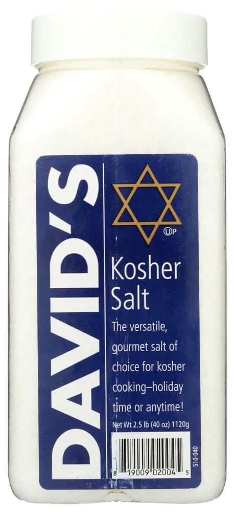David's Kosher Salt -- 40 oz