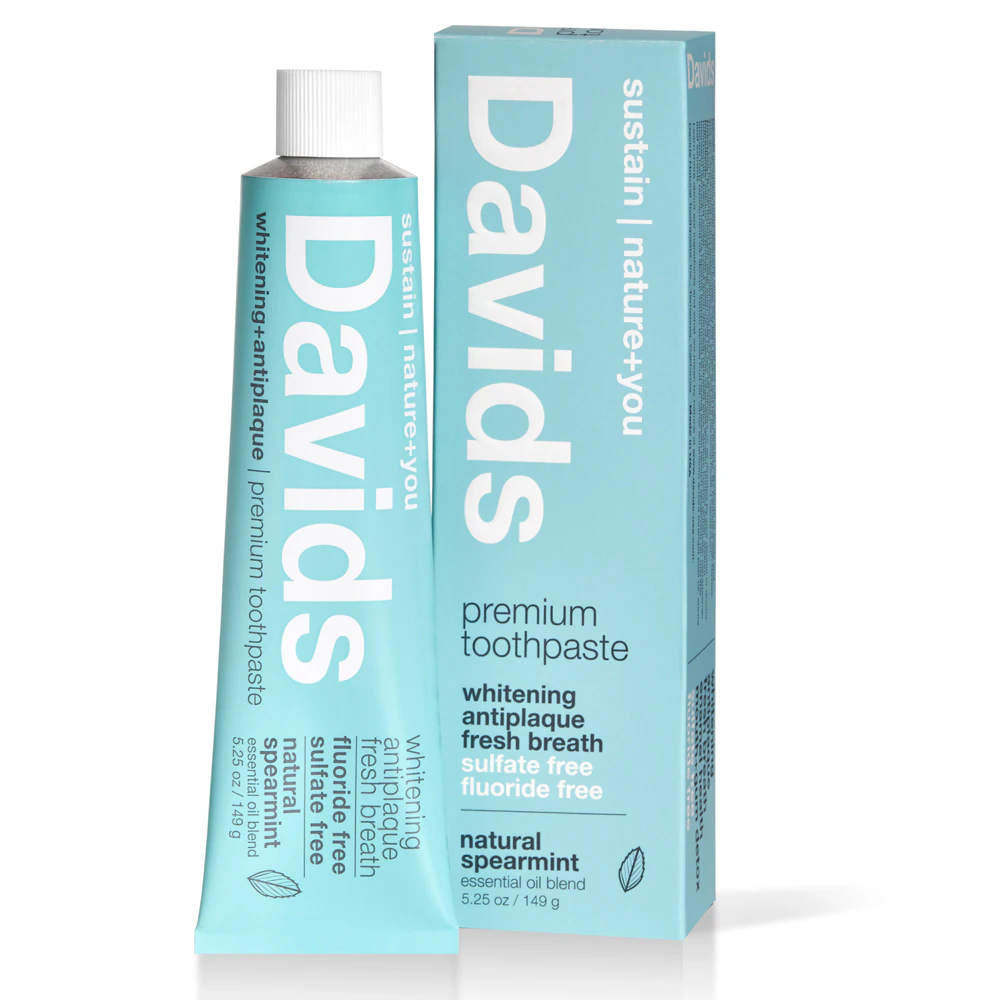 Davids Premium Toothpaste Spearmint -- 5.25 oz