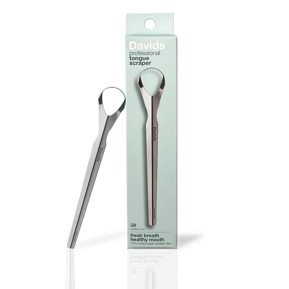 Davids Professional Tongue Scraper -- 1 Unit