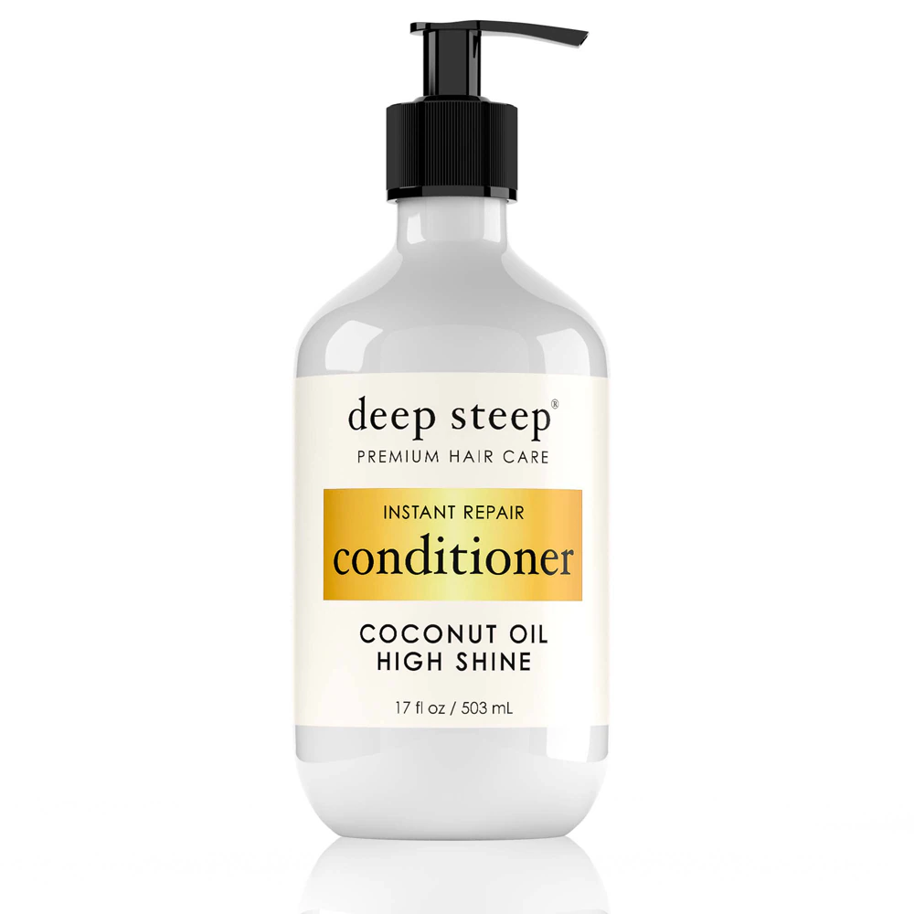Deep Steep Classic Conditioner Coconut Oil High Shine -- 17 fl oz
