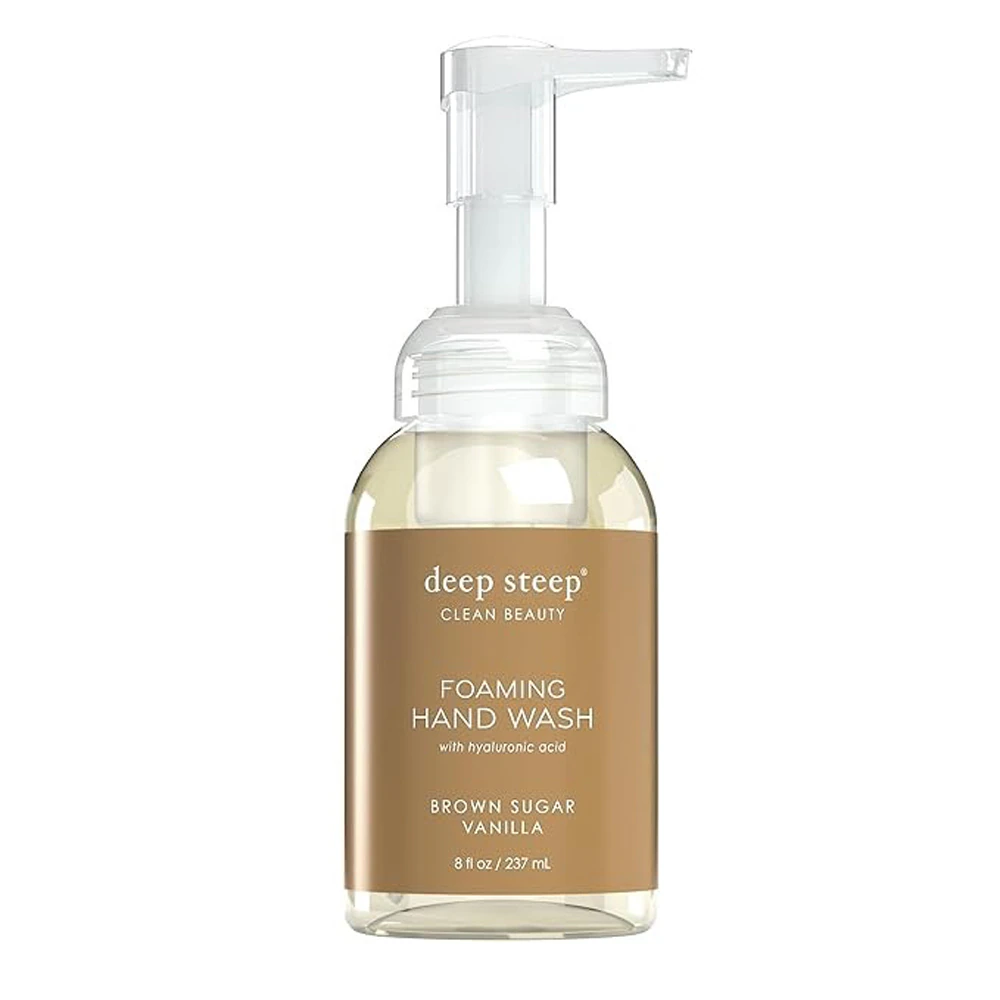 Deep Steep Foaming Hand Wash Clean Beauty Brown Sugar Vanilla -- 8 fl oz