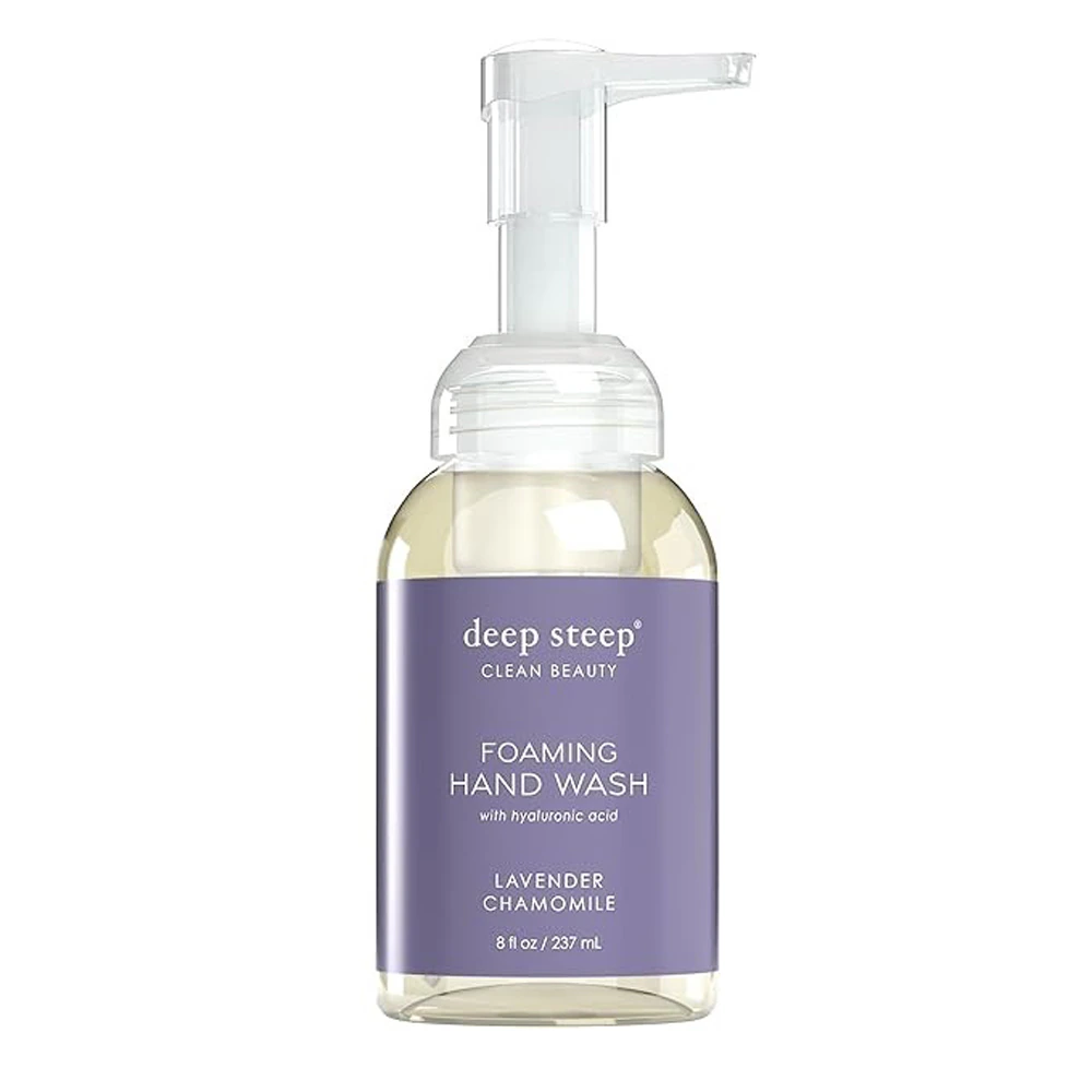 Deep Steep Foaming Hand Wash Clean Beauty Lavender Chamomile -- 8 fl oz