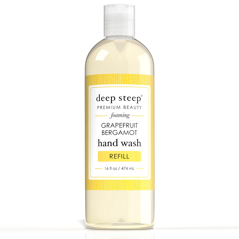 Deep Steep Foaming Hand Wash Clean Beauty Refill Grapefruit Bergamot -- 16 fl oz