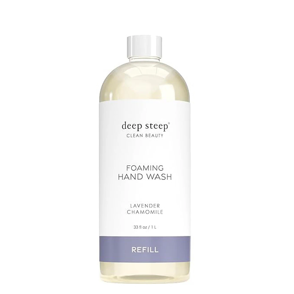 Deep Steep Foaming Hand Wash Clean Beauty Refill Lavender Chamomile -- 33.8 fl oz