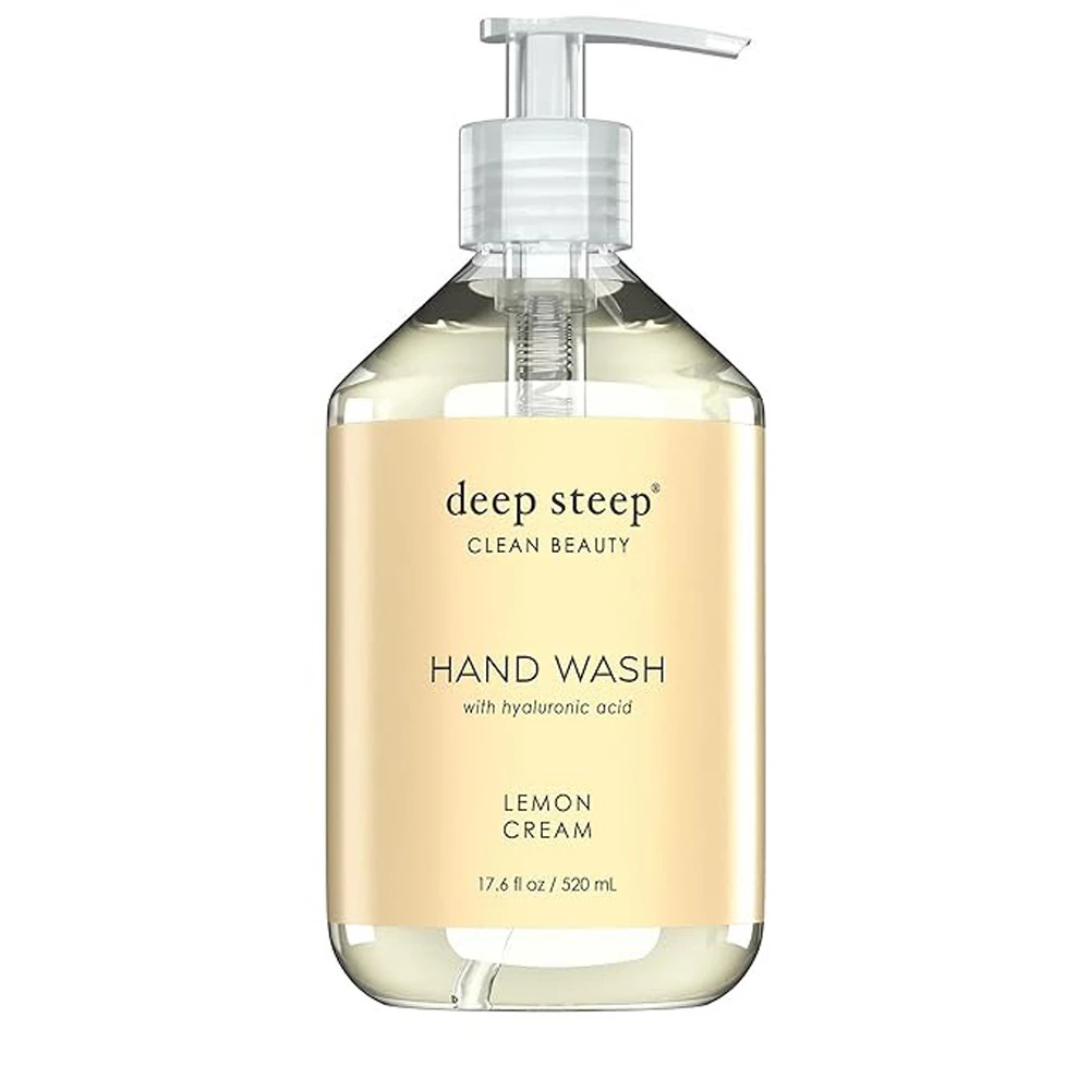 Deep Steep Hand Wash Clean Beauty Lemon Cream -- 17.6 fl oz