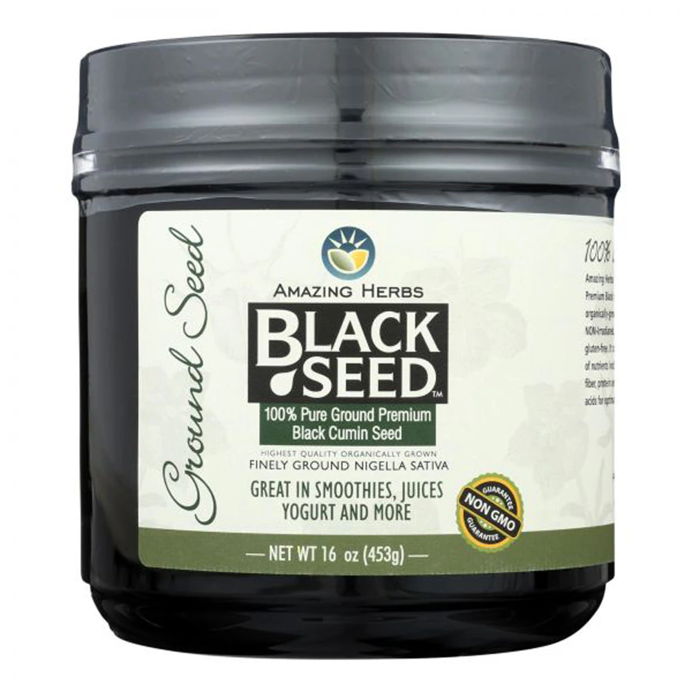 Amazing Herbs Black Seed? Finely Ground -- 16 oz