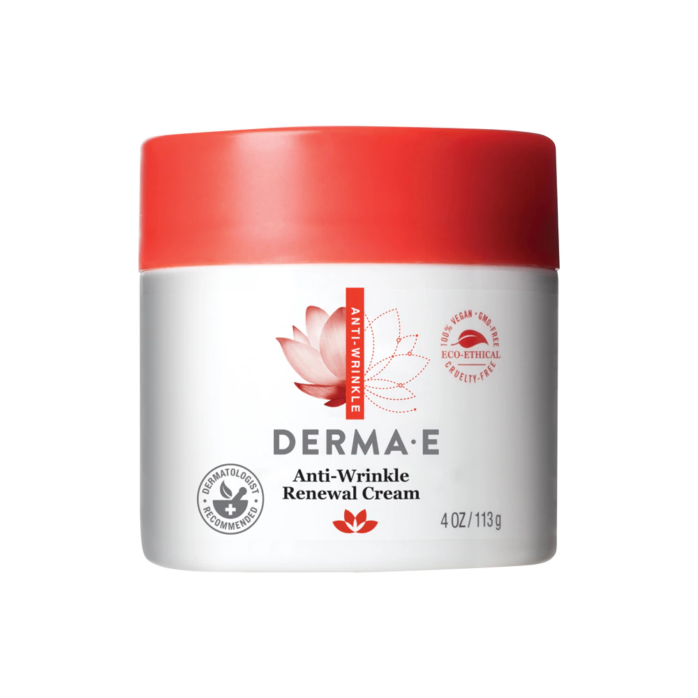 Derma E Anti-Wrinkle Renewal Cream -- 4 oz