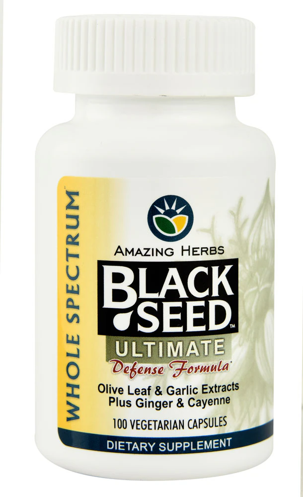 Amazing Herbs Black Seed? Ultimate Defense Formula -- 100 Vegetarian Capsules