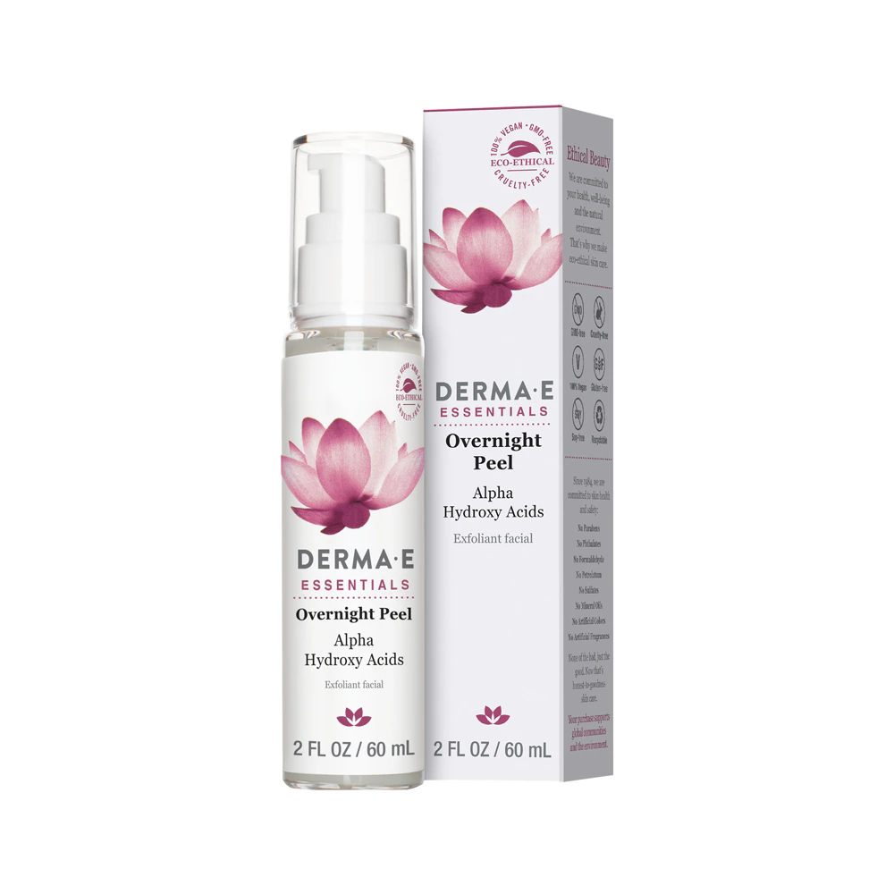 Derma E Essentials Overnight Peel AHAs -- 2 fl oz