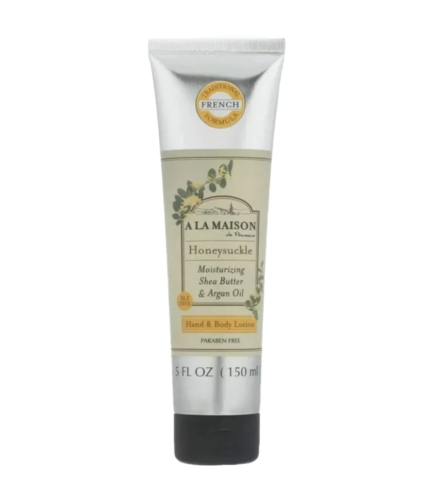 A La Maison Moisturizing Hand & Body Lotion with Shea Butter & Argan Oil Honeysuckle -- 5 fl oz
