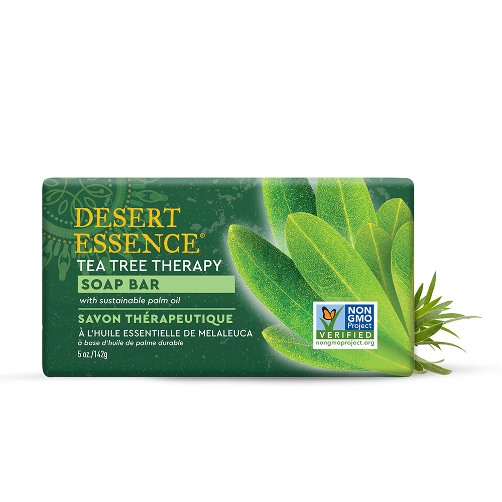 Desert Essence Cleansing Bar Soap Tea Tree Therapy -- 5 oz