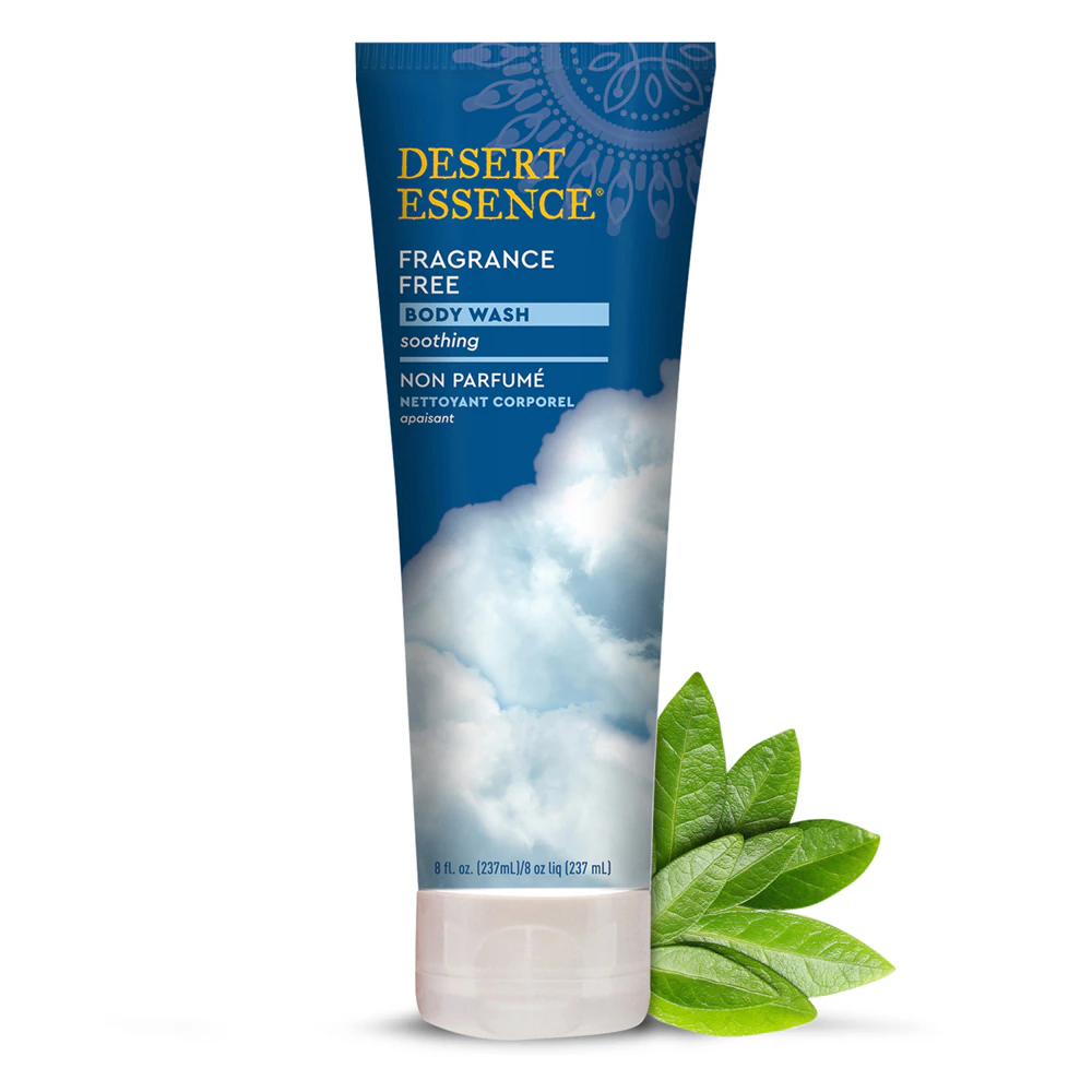 Desert Essence Organic Soothing Body Wash Fragrance Free -- 8 fl oz