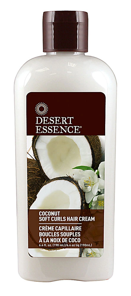 Desert Essence Soft Curls Hair Cream Coconut -- 6.4 fl oz