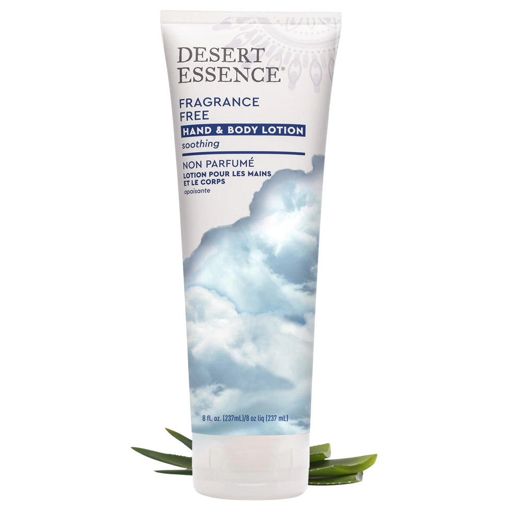 Desert Essence Soothing Hand and Body Lotion Fragrance Free -- 8 fl oz