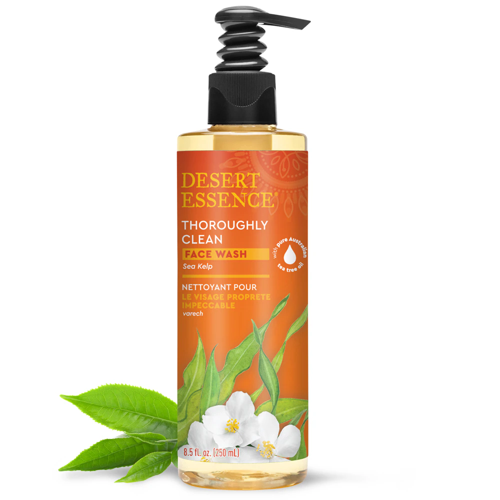 Desert Essence Thoroughly Clean Face Wash with Sea Kelp -- 8.5 fl oz