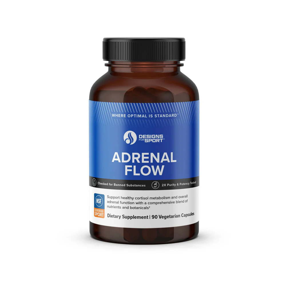 Designs for Sport Adrenal Flow - NSF Certified for Sport -- 90 Vegetarian Capsules