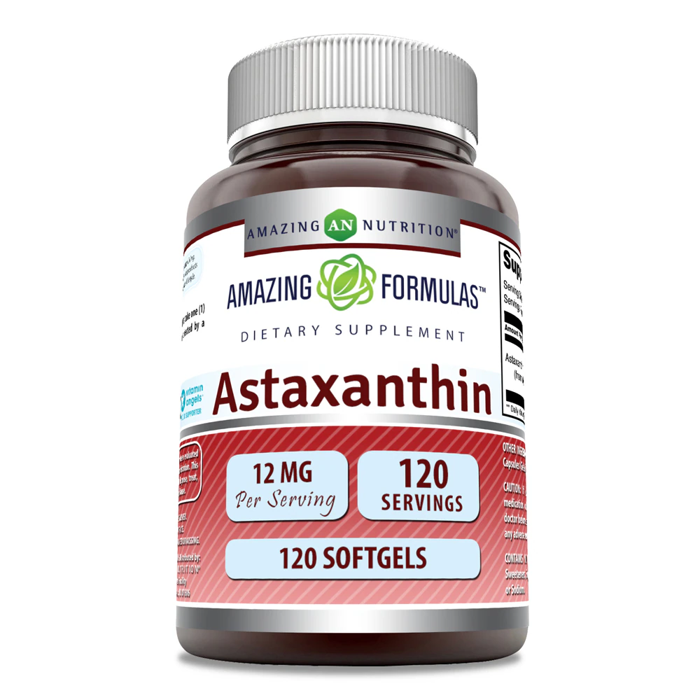 Amazing Nutrition Amazing Formulas Astaxanthin -- 12 mg - 120 Softgels