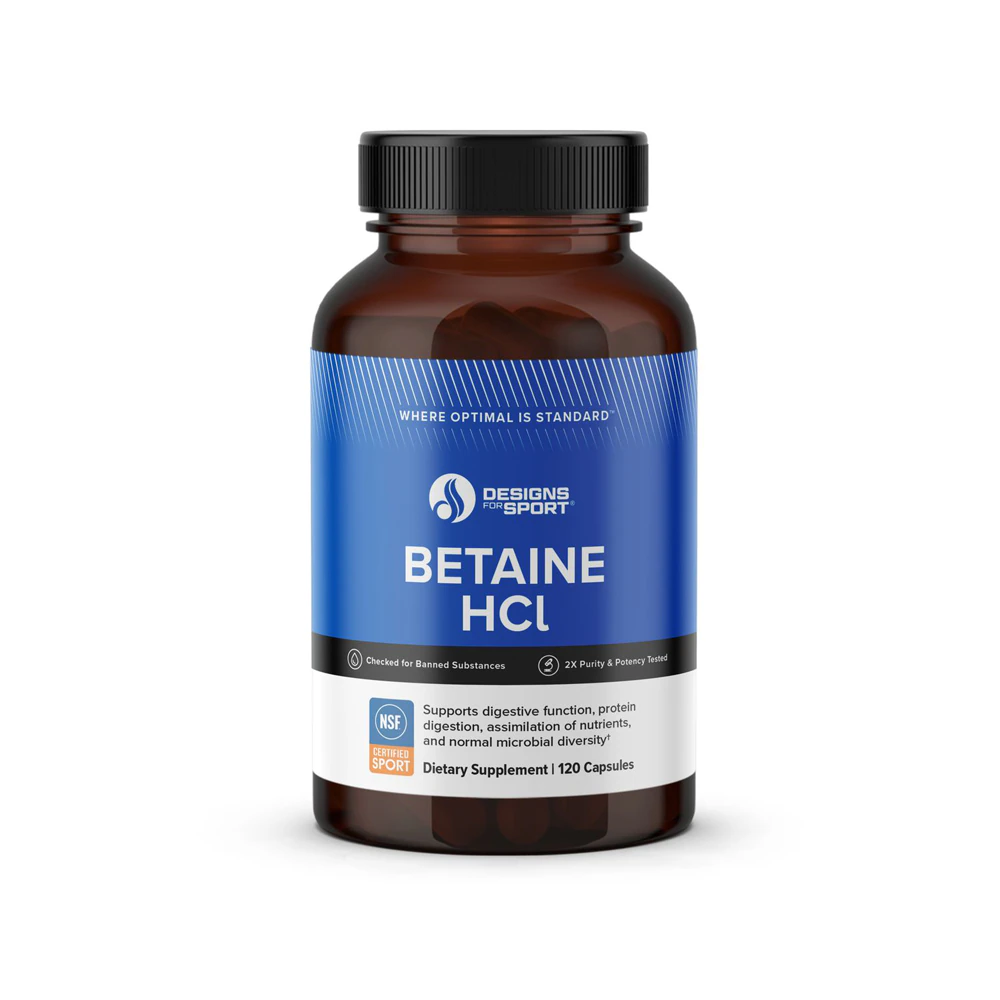 Designs for Sport Betaine HCL - NSF Certified for Sport -- 120 Capsules