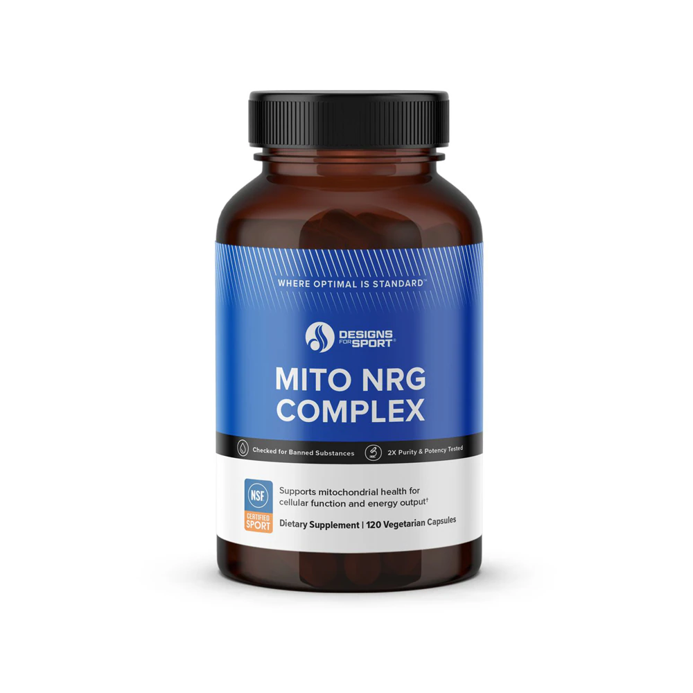 Designs for Sport Mito NRG Complex - NSF Certified for Sport -- 120 Vegetarian Capsules