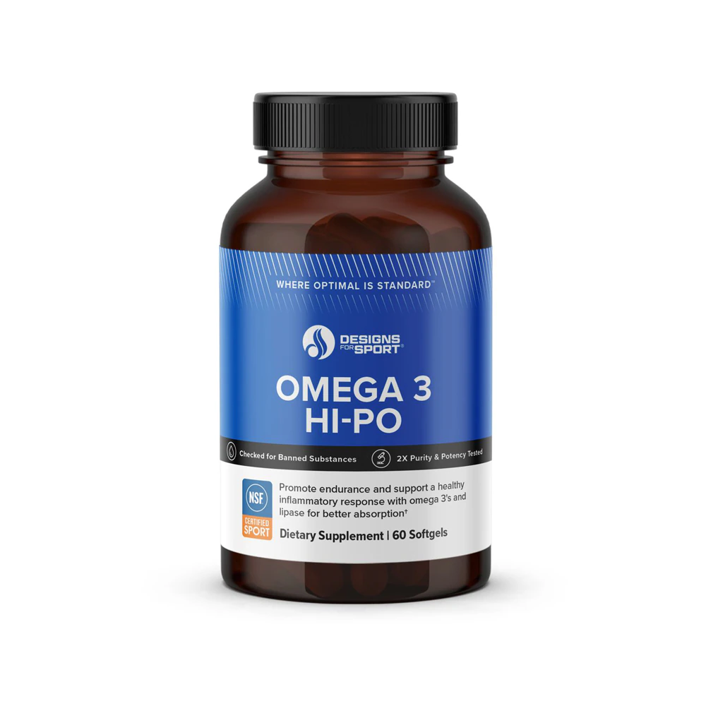 Designs for Sport Omega 3 Hi-Po - NSF Certified for Sport -- 60 Softgels