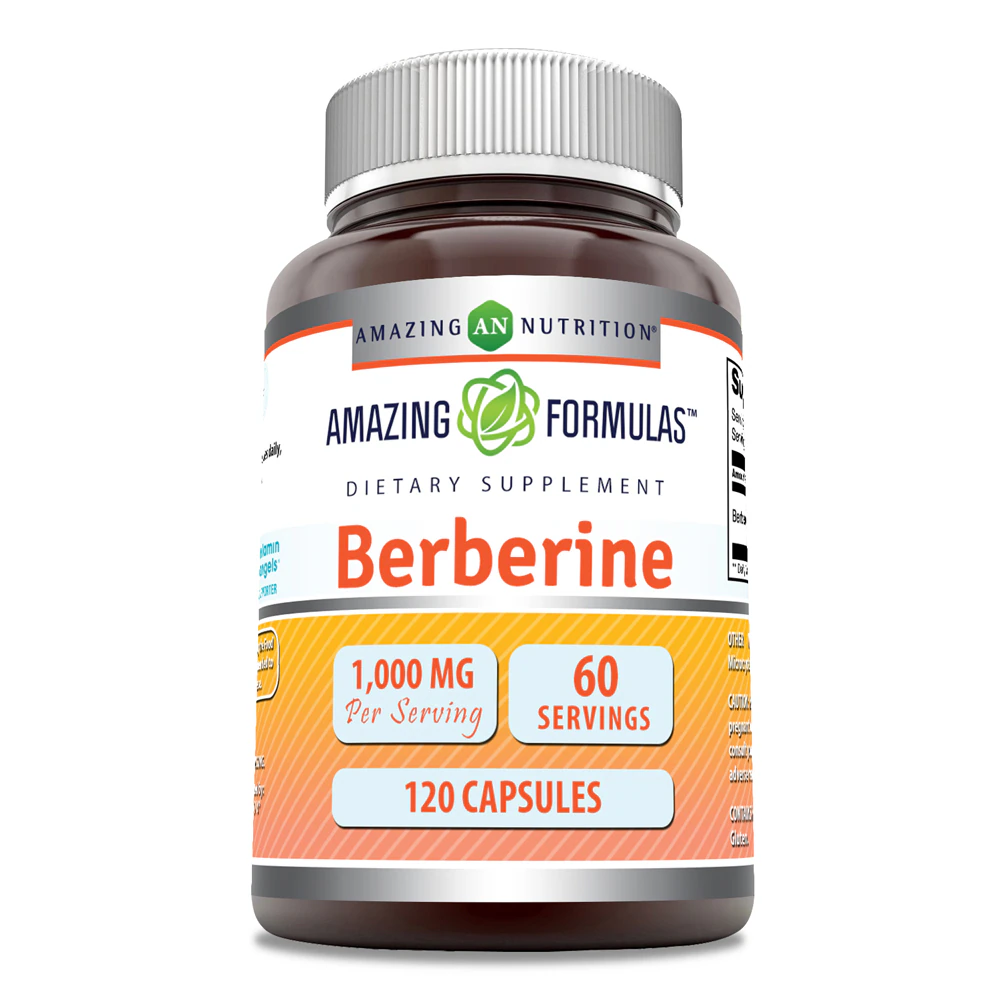 Amazing Nutrition Amazing Formulas?Berberine -- 1000 mg - 120 Capsules