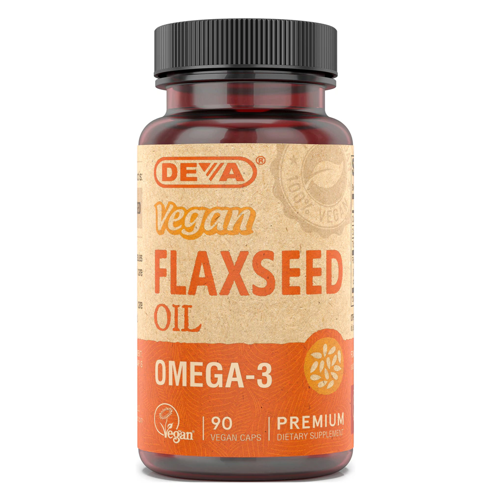 Deva Vegan Flaxseed Oil -- 90 Vegan Caps
