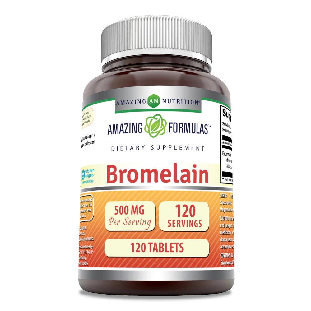 Amazing Nutrition Amazing Formulas?Bromelain -- 500 mg - 120 Tablets