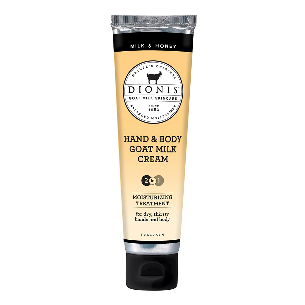 Dionis Hand & Body Goat Milk Cream Milk & Honey -- 3.3 oz