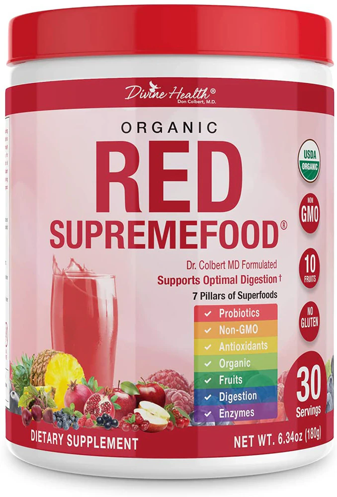 Divine Health Organic Red SupremeFood -- 30 Servings