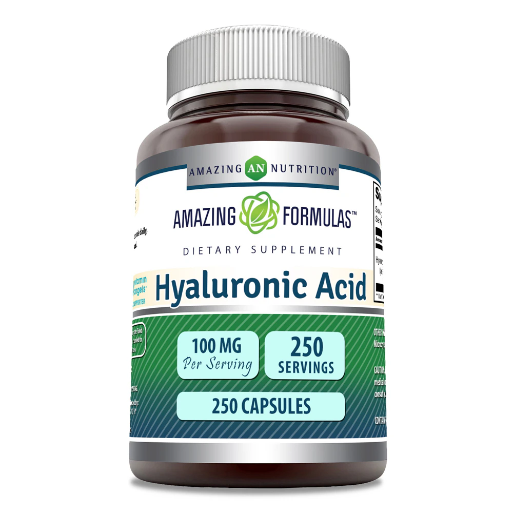 Amazing Nutrition Amazing Formulas?Hyaluronic Acid -- 100 mg - 250 Capsules