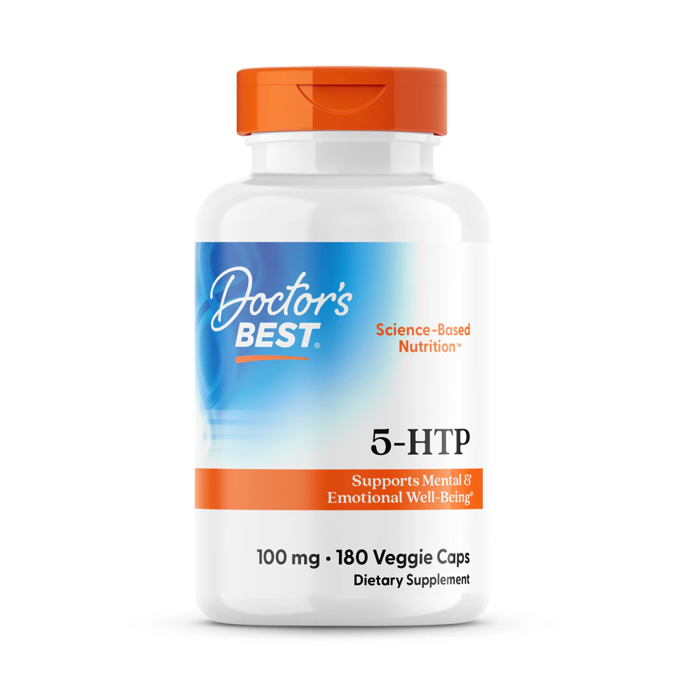 Doctor's Best 5 HTP -- 100 mg - 180 Veggie Caps