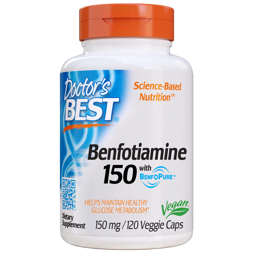 Doctor's Best Benfotiamine 150 with BenfoPure? -- 150 mg - 120 Veggie Caps