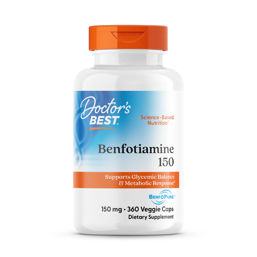 Doctor's Best Benfotiamine 150 with BenoPure -- 150 mg - 360 Veggie Caps