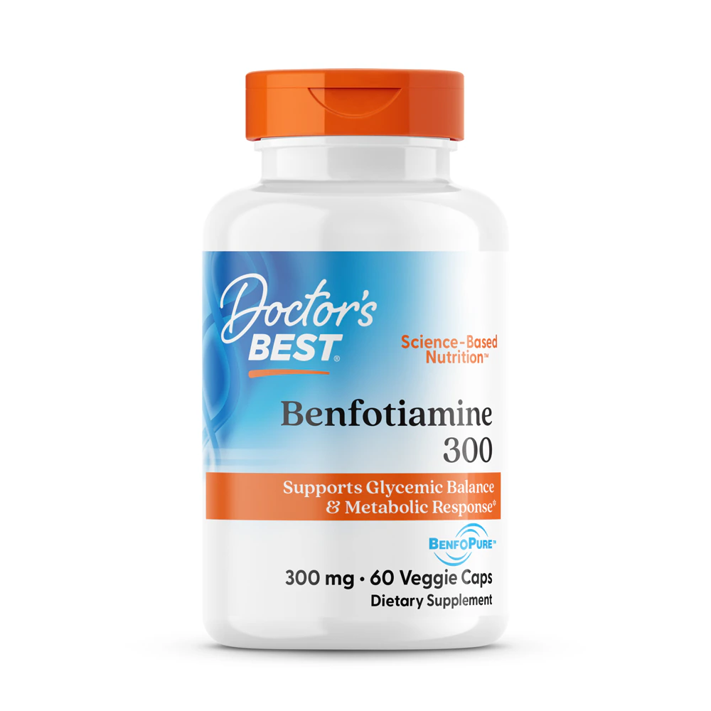 Doctor's Best Benfotiamine 300 -- 300 mg - 60 Veggie Caps