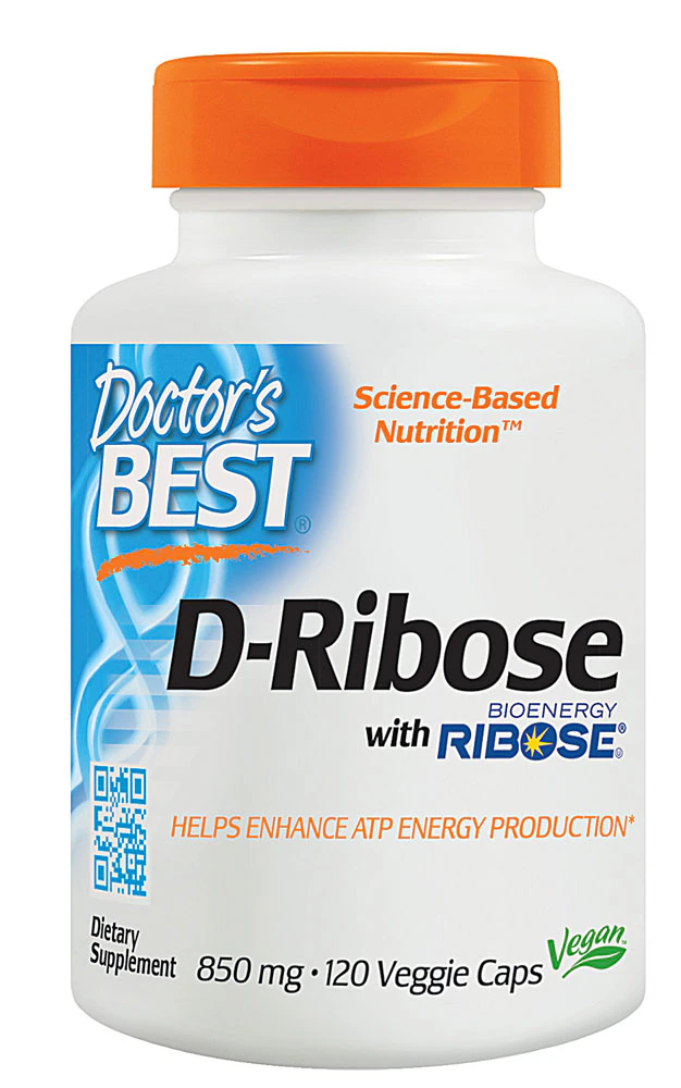 Doctor's Best D-Ribose -- 4250 mg - 120 Veggie Caps