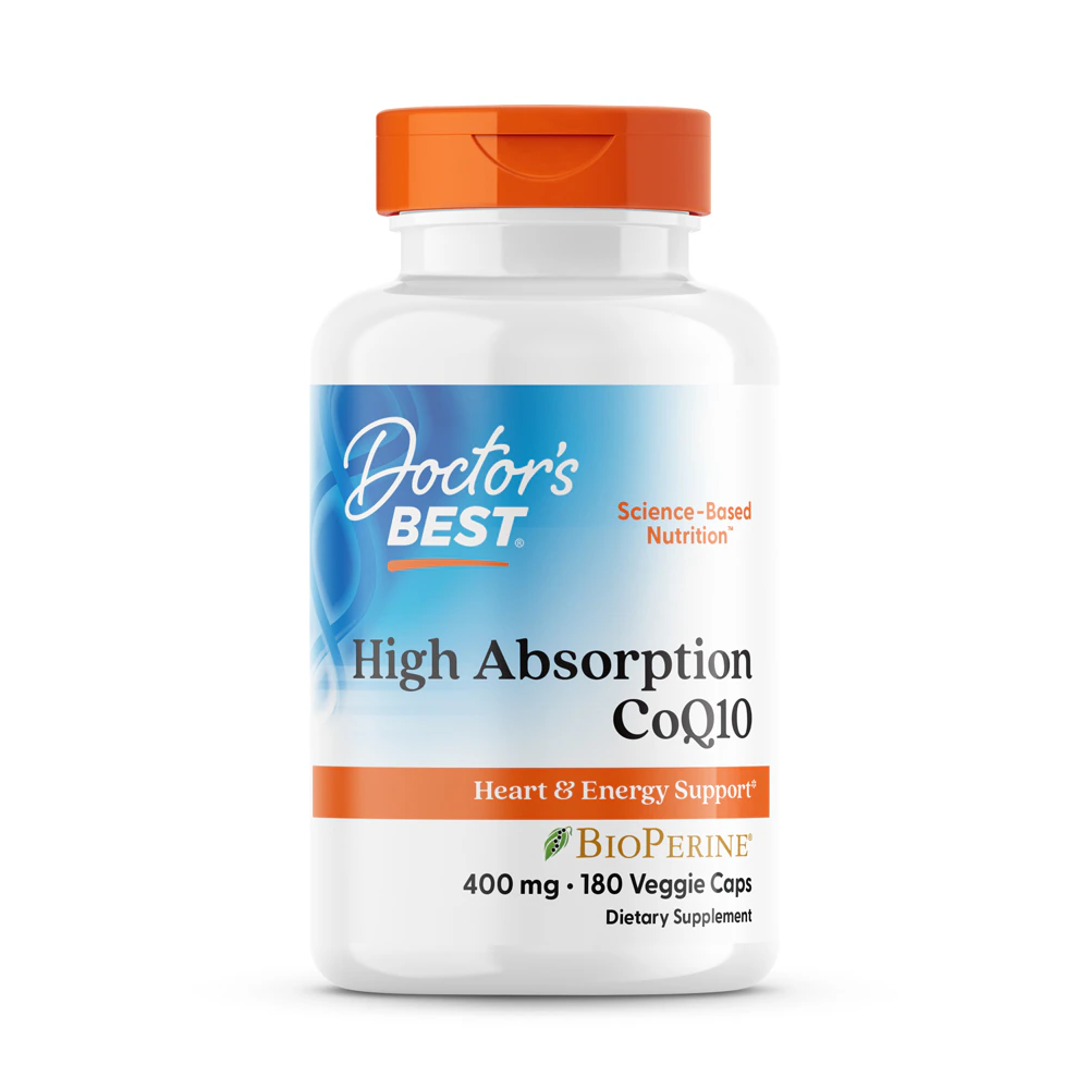 Doctor's Best High Absorption CoQ10 with BioPerine -- 400 mg - 180 Veggie Caps