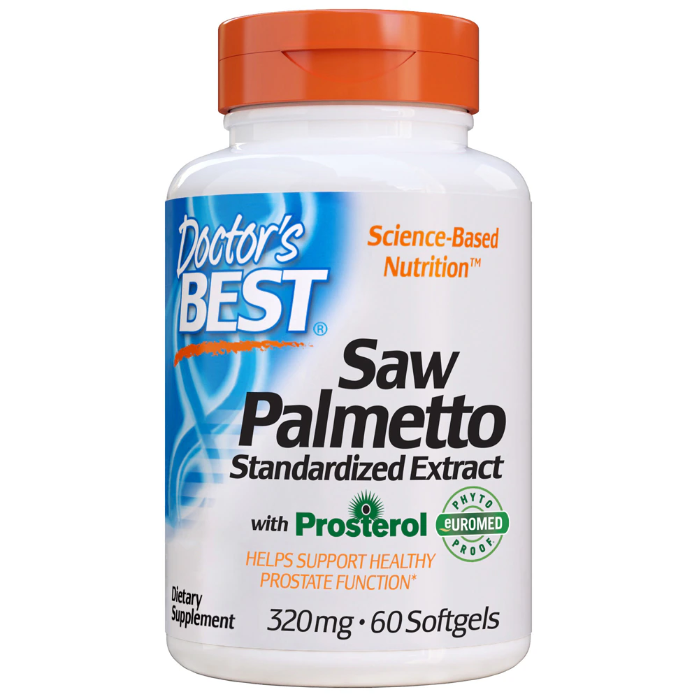 Doctor's Best Saw Palmetto -- 320 mg - 60 Softgels