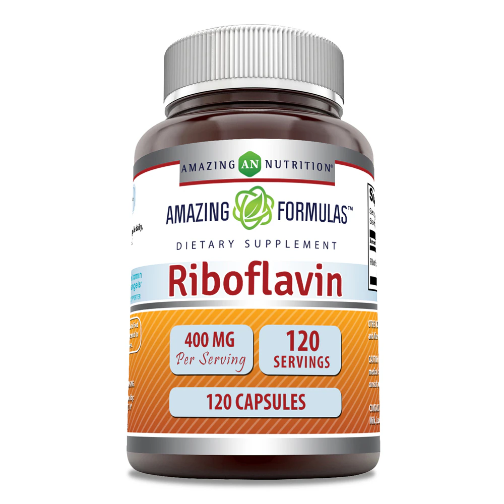 Amazing Nutrition Amazing Formulas?Riboflavin -- 400 mg - 120 Capsules