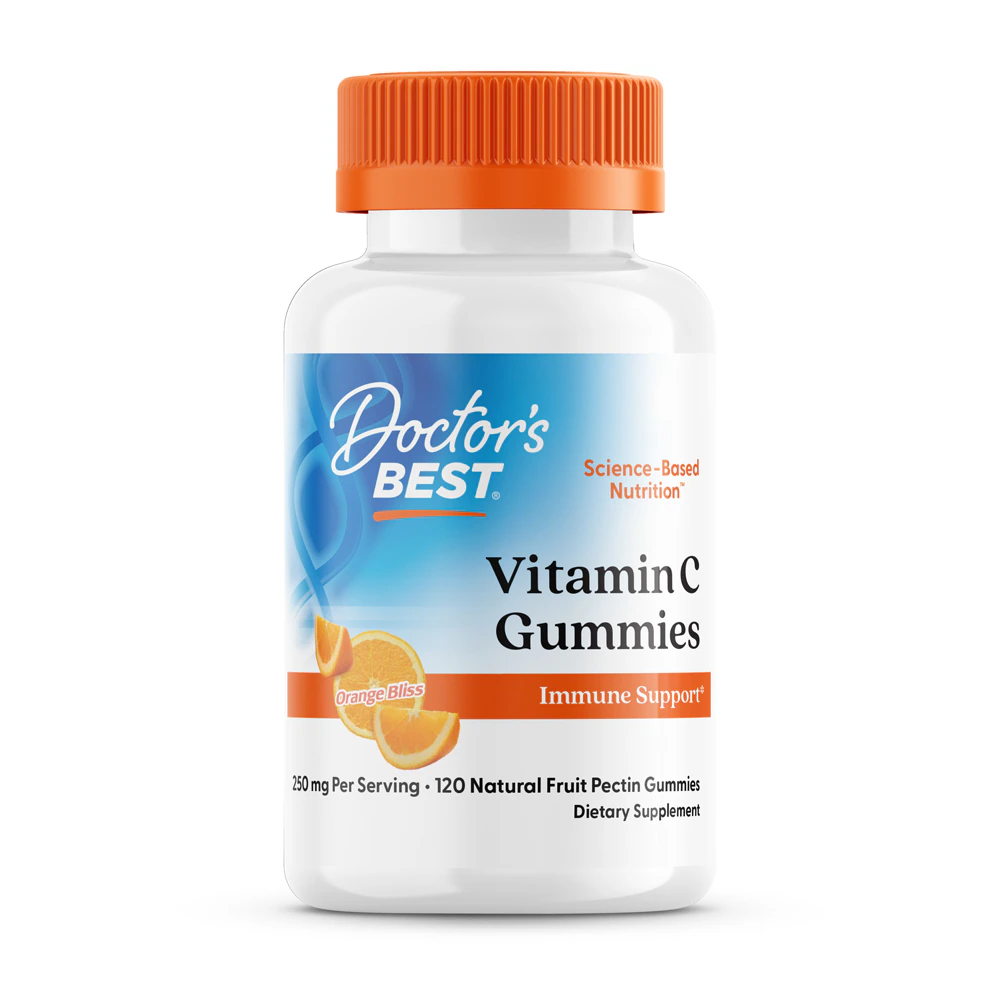 Doctor's Best Vitamin C Gummies Orange Bliss -- 250 mg per serving - 120 Gummies
