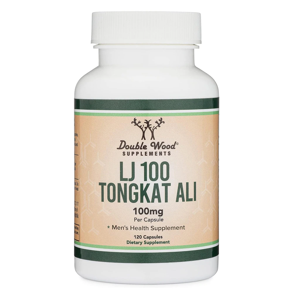Double Wood Supplements LJ100 Tongkat Ali -- 100 mg - 120 Capsules