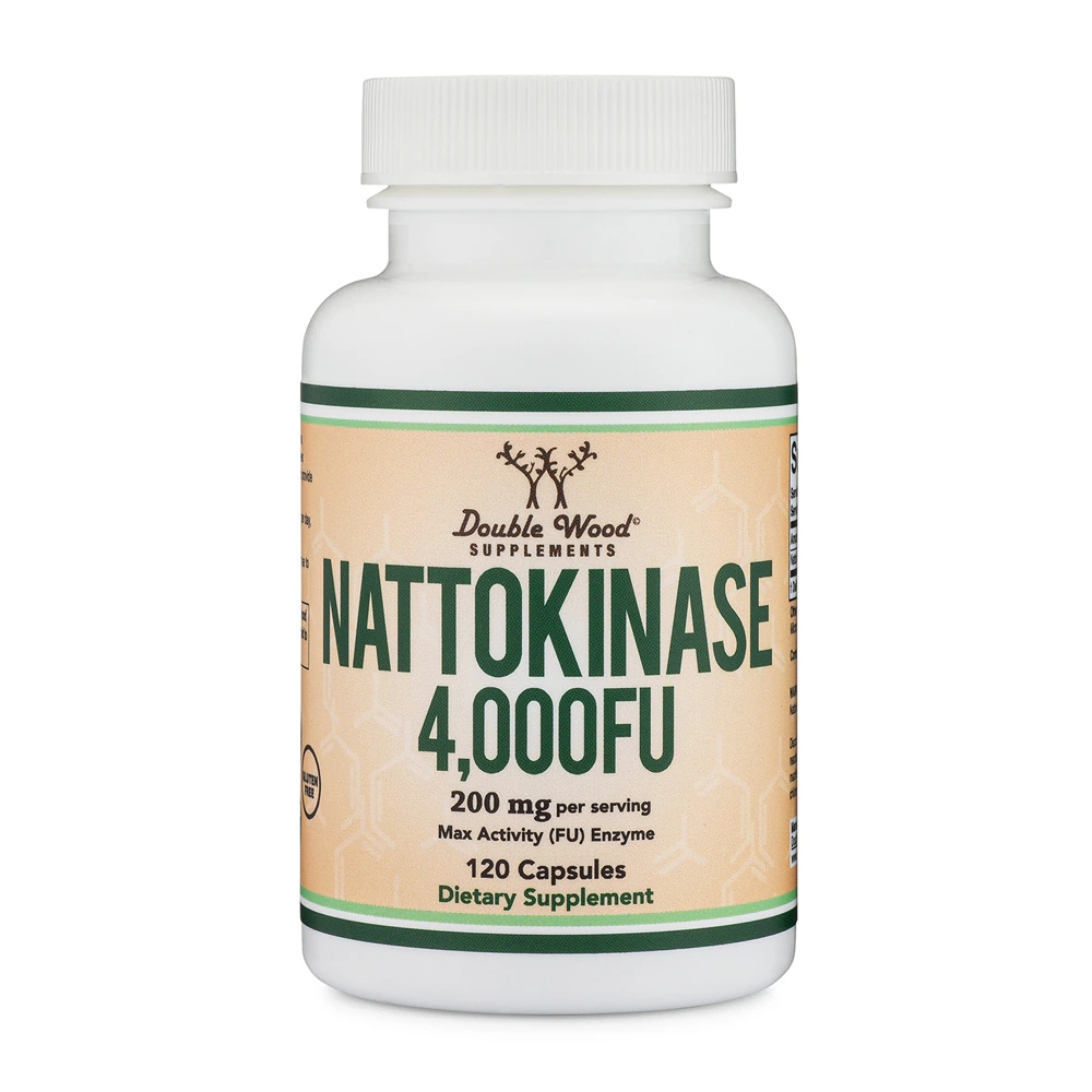 Double Wood Supplements Nattokinase -- 200 mg - 120 Capsules