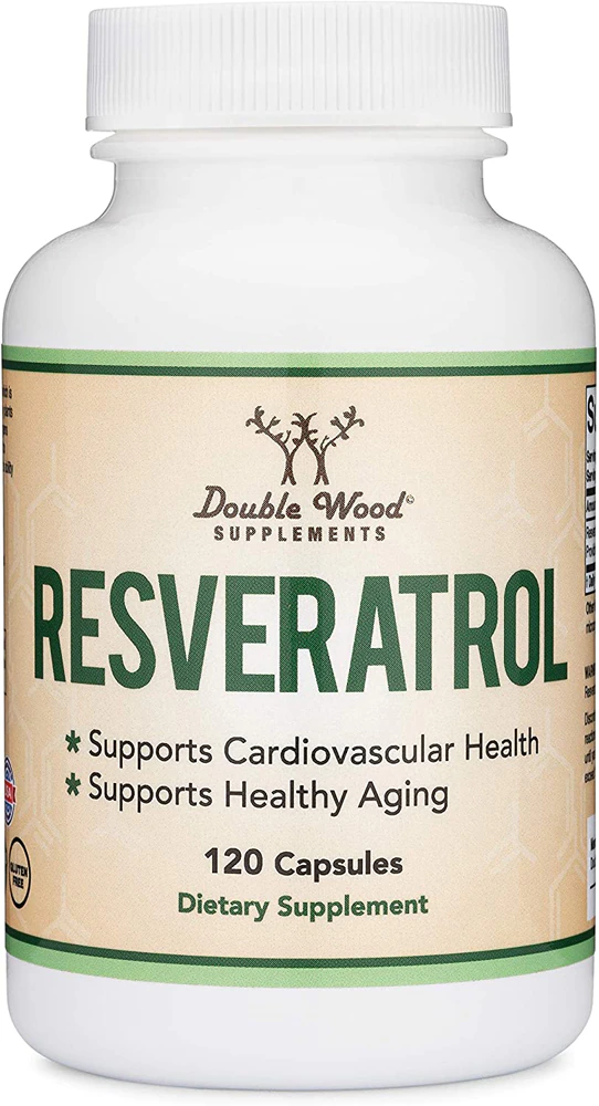 Double Wood Supplements Resveratrol -- 120 Capsules
