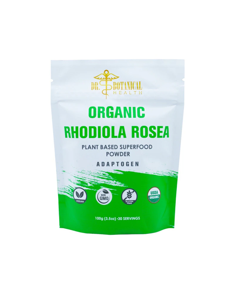Dr. Botanical Health Organic Rhodiola Rosea Powder -- 3.5 oz