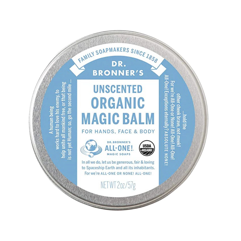 Dr. Bronner's Organic Magic Balm for Baby Hands Face & Body Unscented -- 2 oz