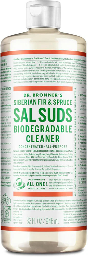 Dr. Bronner's Sal Suds Biodegradable Cleaner -- 32 fl oz