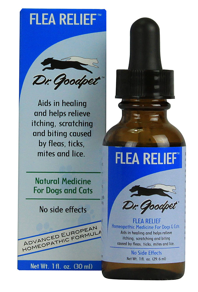 Dr. Goodpet Flea Relief for Pets -- 1 fl oz