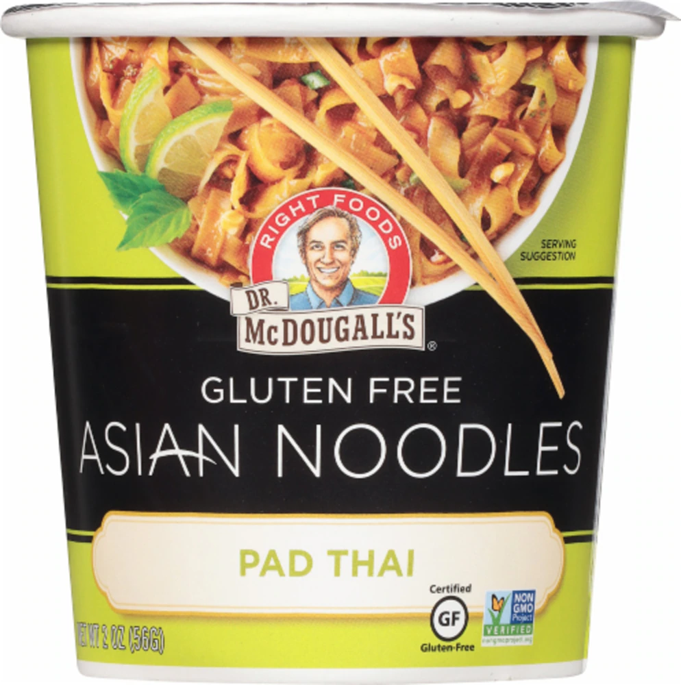 Dr. McDougall's Gluten Free Asian Entree Pad Thai Noodle -- 2 oz