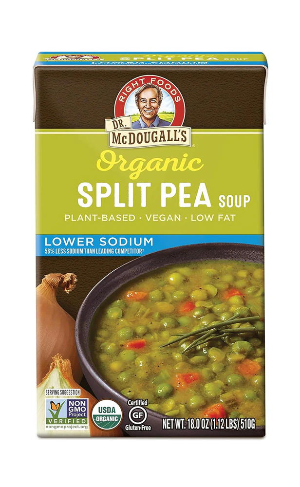 Dr. McDougall's Gluten Free Organic Soup Split Pea -- 18 oz