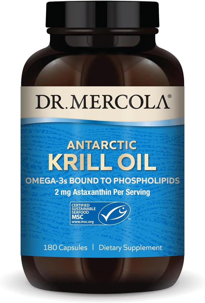 Dr. Mercola Antarctic Krill Oil -- 180 Capsules