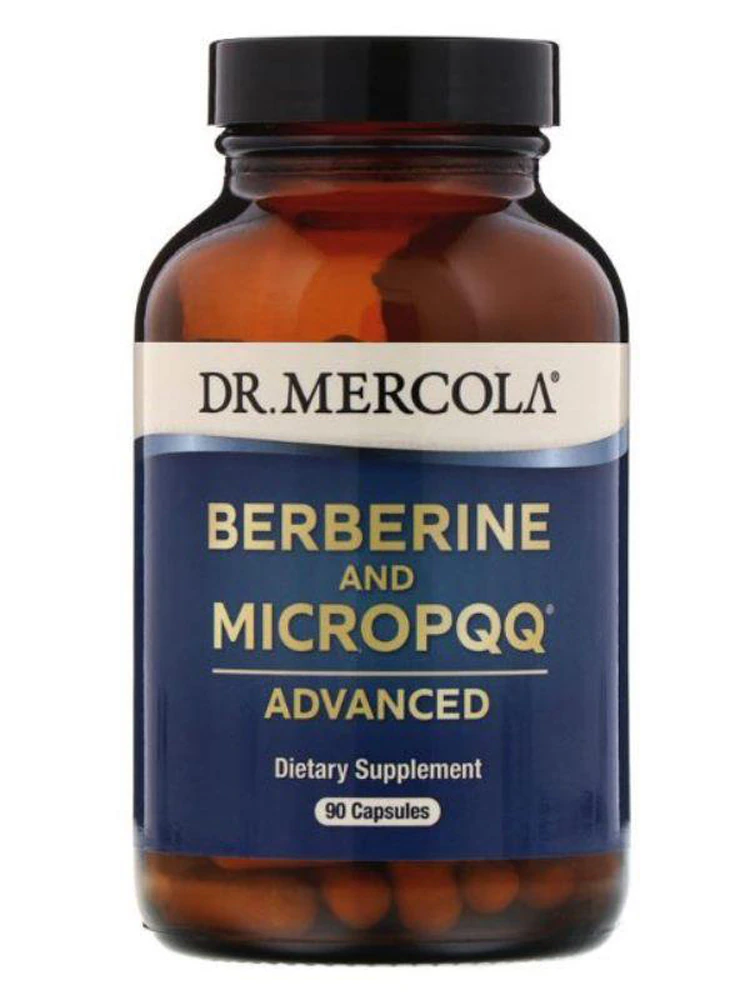Dr. Mercola Berberine and MicroPQQ Advanced -- 90 Capsules